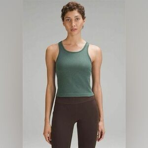 Lululemon Ebb to Street Cropped Racerback Tank Top